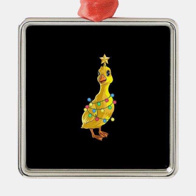 Árbol de Navidad Duck T Luces Decoración Estrella  (Frente)