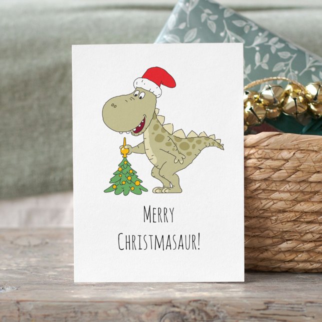 Árbol de navidad dulce Dinosaurio Santa Hat (Subido por el creador)