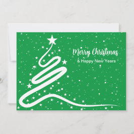 Árbol de Navidad e invitación a la nevada