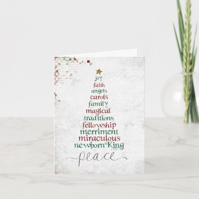 árbol de navidad ee atcard (Anverso)
