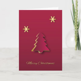 Árbol de navidad elegante con clase del rojo del
