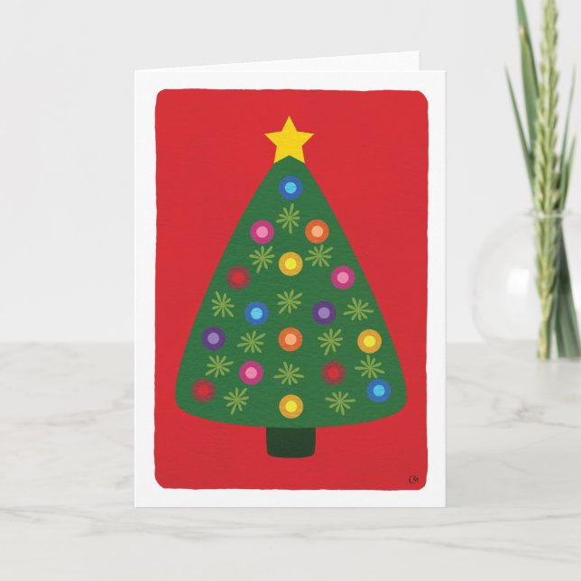 Árbol de Navidad en blanco (Anverso)