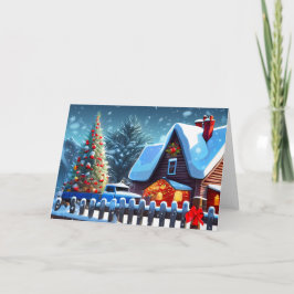 Árbol de Navidad en la Nieve