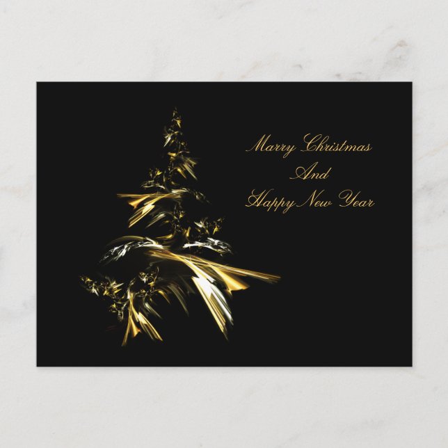 Árbol de Navidad en negro 2001 (Anverso)