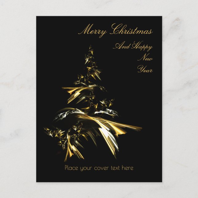 Árbol de Navidad en negro 2001 (Anverso)