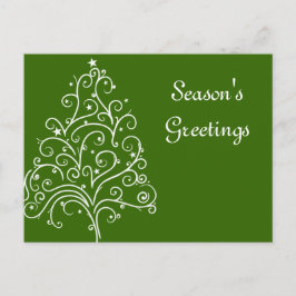 Árbol de Navidad en temporada de negocios verdes s