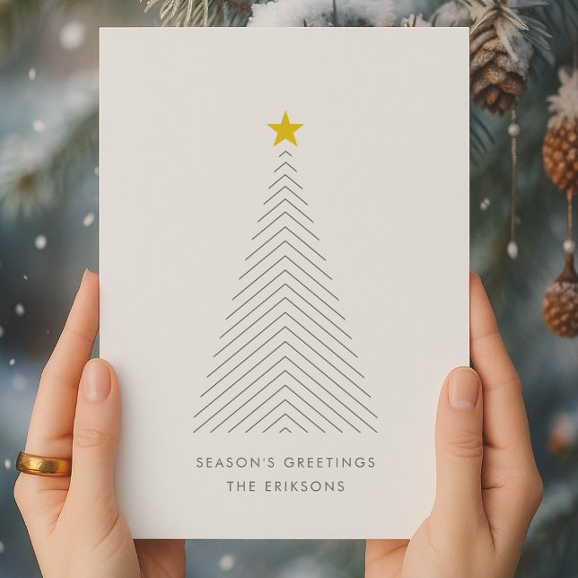 Árbol de Navidad escandinavo | Estrella dorada Min (Subido por el creador)