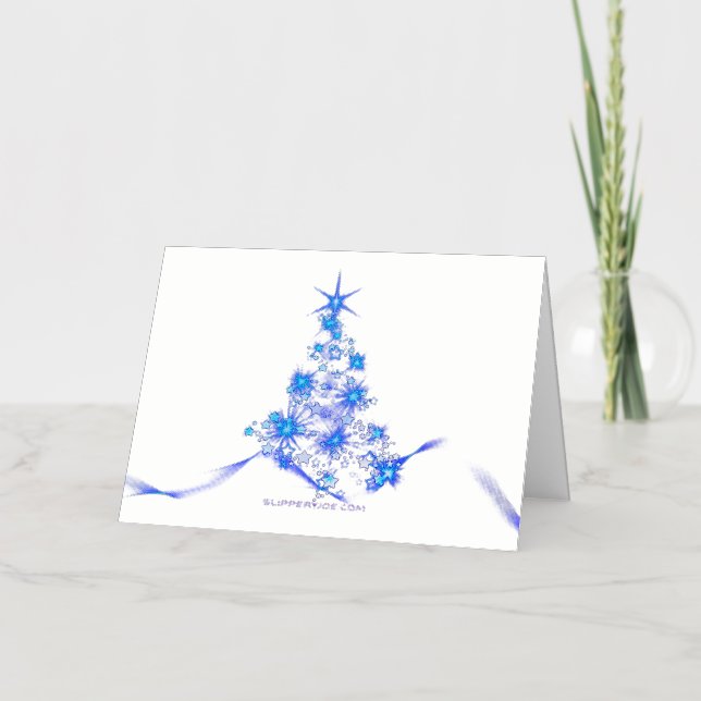 Árbol de Navidad estilizado y brillante de Slipper (Anverso)