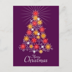 Árbol de Navidad Estrella Roja y Gold 3