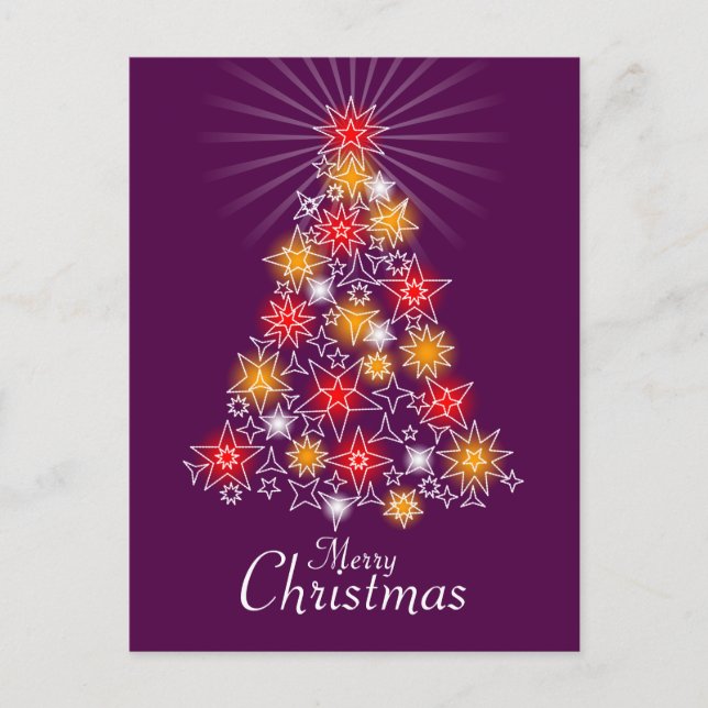 Árbol de Navidad Estrella Roja y Gold 3 (Anverso)