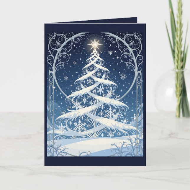Árbol de Navidad Exquisito Ornamentado (Anverso)