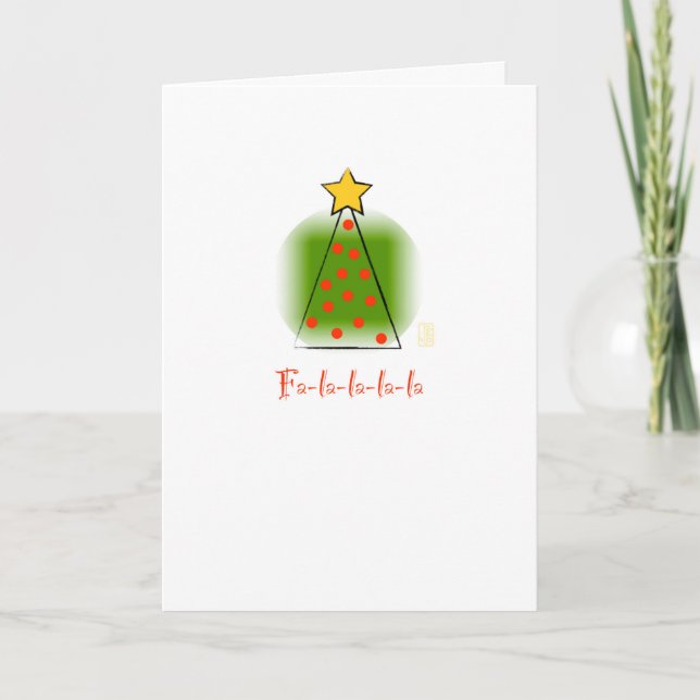 Árbol de Navidad Fa-la-la-la-la-la-Mod (Anverso)