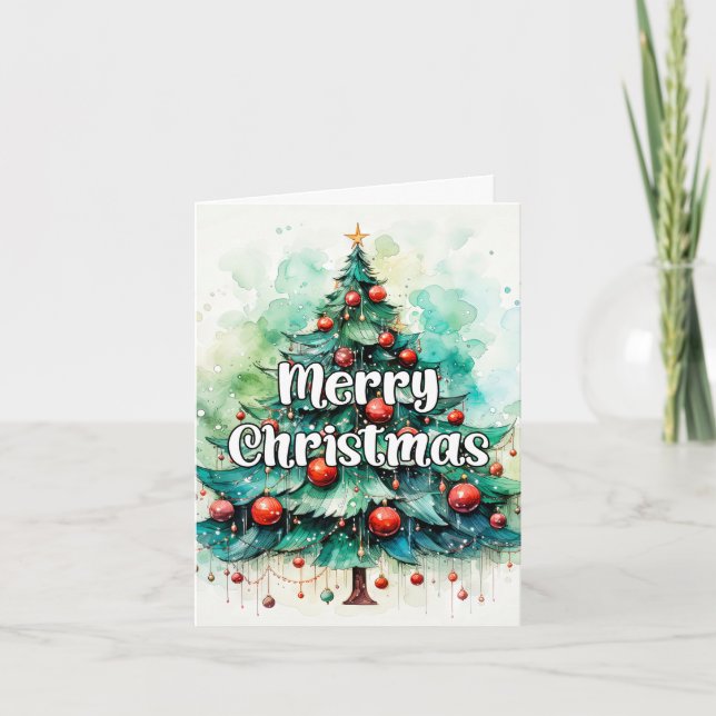 Árbol de Navidad Felices Fiestas (Anverso)