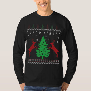 Árbol de Navidad Feo Clásico con Jersey de Ciervo