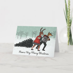 Árbol de Navidad - Fox y Bunny traen el árbol a ca