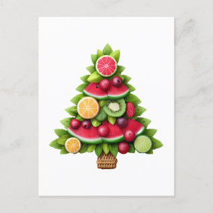 Árbol de Navidad Frutal Diseño Saludable de Vacaci