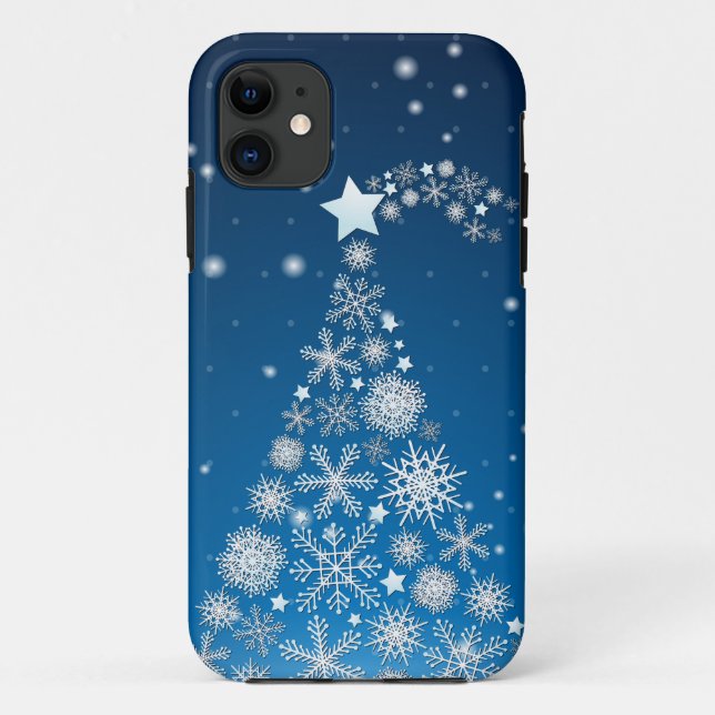 Árbol de Navidad, funda para iPhone 5 (Reverso)