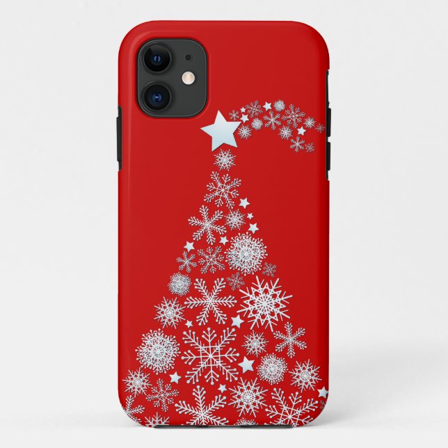 Árbol de Navidad, funda para iPhone 5 (Reverso)