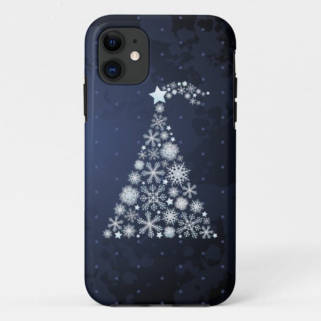 Árbol de Navidad, funda para iPhone 5 (Reverso)