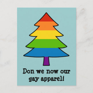Árbol de navidad gay arcoiris