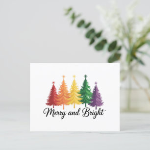 Árbol de Navidad Gay LGBTQ Alegre y Brillante Arco
