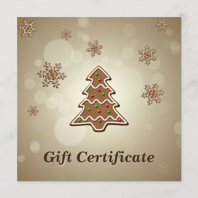 Árbol de Navidad Gingbread (Anverso)