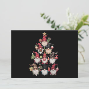 Árbol de Navidad Gnomo divertido vacaciones de Nav