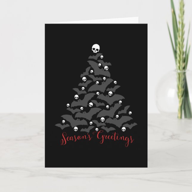 Árbol de Navidad Gótico Bats (Anverso)