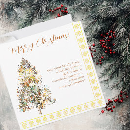 Árbol de Navidad hecho de copos de nieve