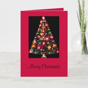 Árbol de Navidad iluminado