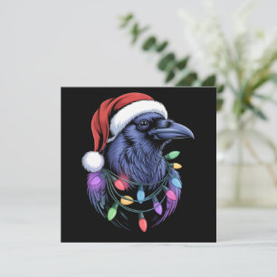 Árbol de Navidad iluminado Raven Santa Navidad div