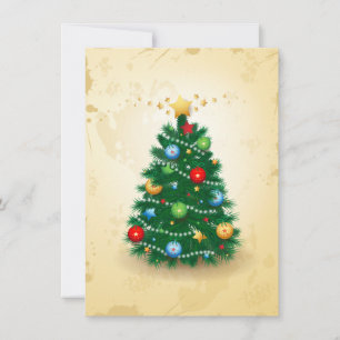 Árbol de Navidad, invitación
