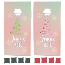 Árbol de Navidad Joyeux Noel Copos de Nieve