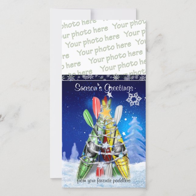 Árbol de Navidad Kayak (Anverso)