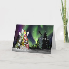 Árbol de Navidad Kayak Aurora Borealis