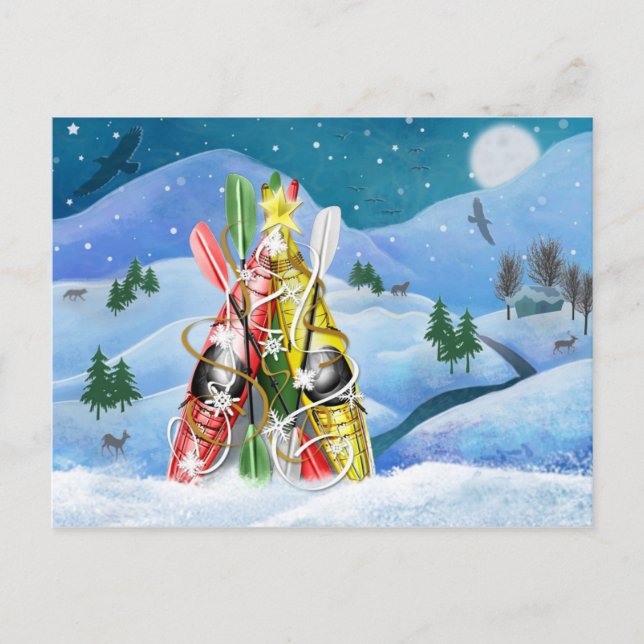 Árbol de Navidad Kayak - Maravillas de la naturale (Anverso)