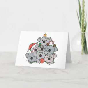 Árbol de Navidad Koala Divertido Animal Navidad Ho
