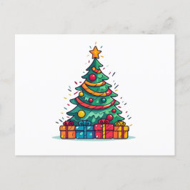 Árbol de Navidad lindo con regalos