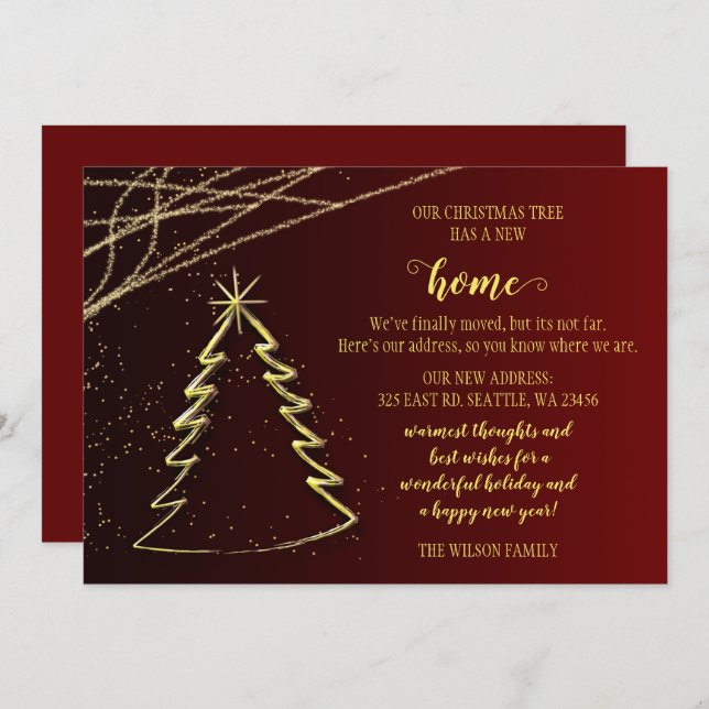 Árbol de Navidad lindo que hemos movido las vacaci (Anverso / Reverso)