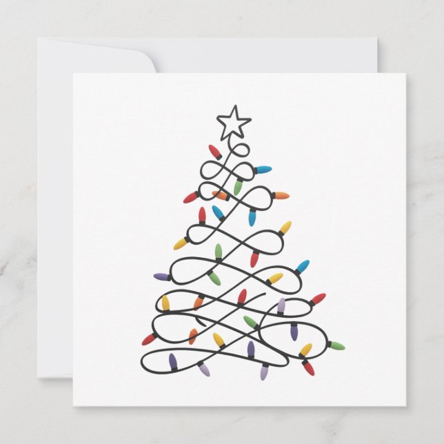 Árbol de Navidad Luces de Navidad Fiesta Día Festi (Anverso)
