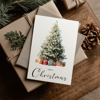 Árbol de Navidad Merry Vintage Minimalista
