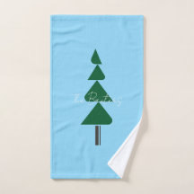 Árbol de Navidad minimalista abstracto verde chic