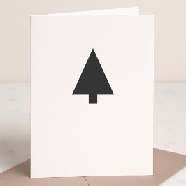 Árbol de Navidad minimalista | Blanco y negro simp