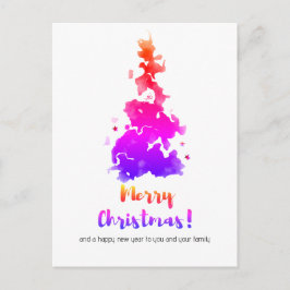 Árbol de Navidad minimalista colorido