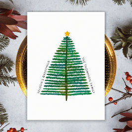 Árbol de Navidad minimalista simple y limpio