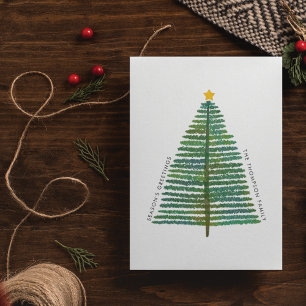 Árbol de Navidad minimalista simple y limpio