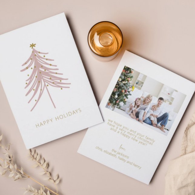 Árbol de Navidad minimalista | Tarjeta de vacacion (Subido por el creador)
