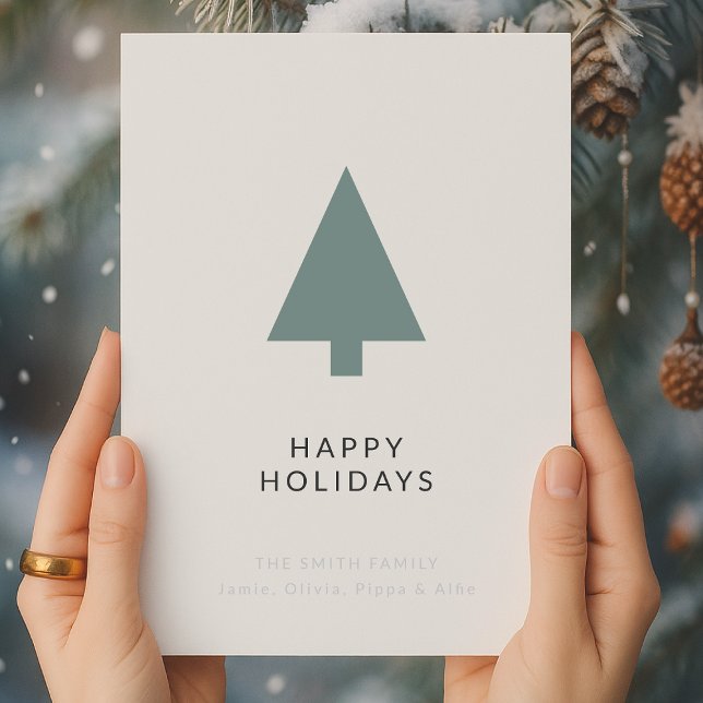 Árbol de Navidad mínimo | Sage Green Clean Simple (Subido por el creador)