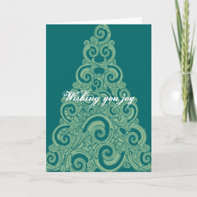 Árbol de Navidad Mint Swirl (Anverso)