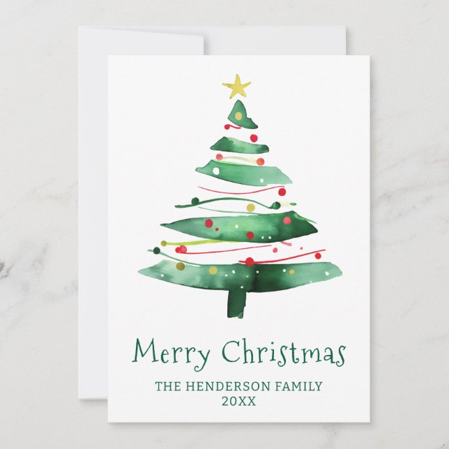 ÁRBOL DE NAVIDAD MODERNO (Anverso)